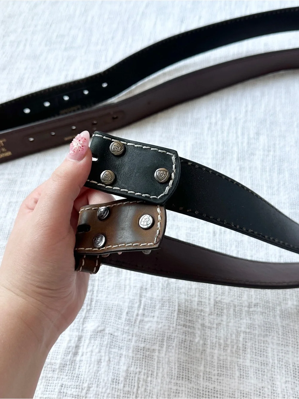 Ariat Interchangeable Belt Straps - No Buckle 🪶 Size XL